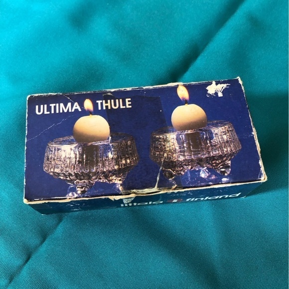 Vtg Iittala Ultima Thule  Candleholders - Picture 2 of 13